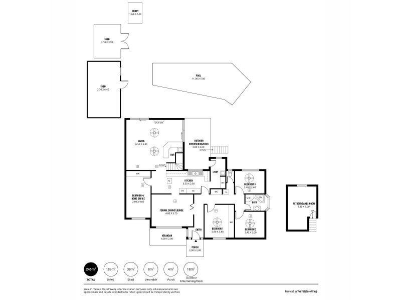 33 Finniss Avenue, Ingle Farm SA 5098 Floorplan