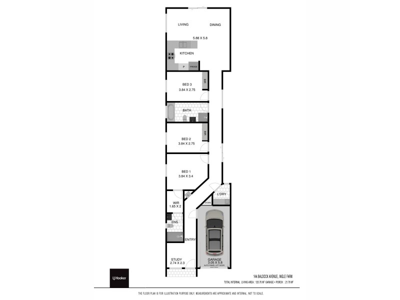 14A Baldock Road, Ingle Farm SA 5098 Floorplan
