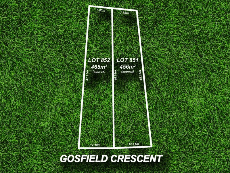 Lot 851 & 852/5 Gosfield Crescent, Hampstead Gardens SA 5086