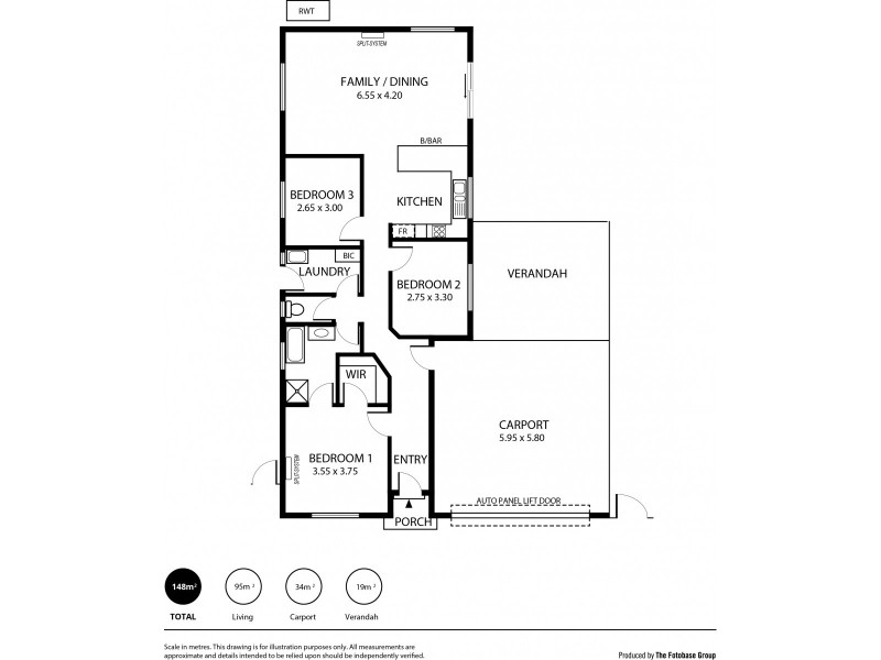 1 Lowan Drive, Ingle Farm SA 5098 Floorplan