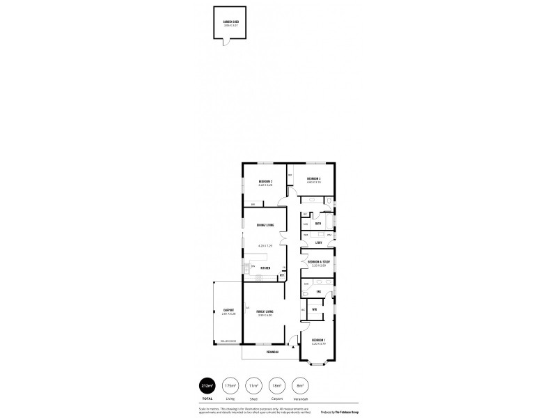 13 Parkwood Avenue, Paradise SA 5075 Floorplan