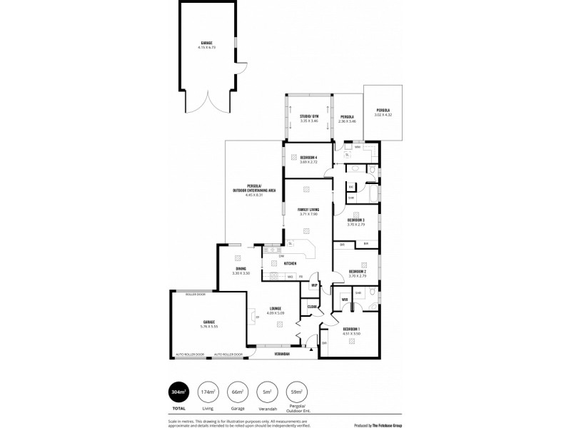 4 Sissinghurst Drive, Oakden SA 5086 Floorplan