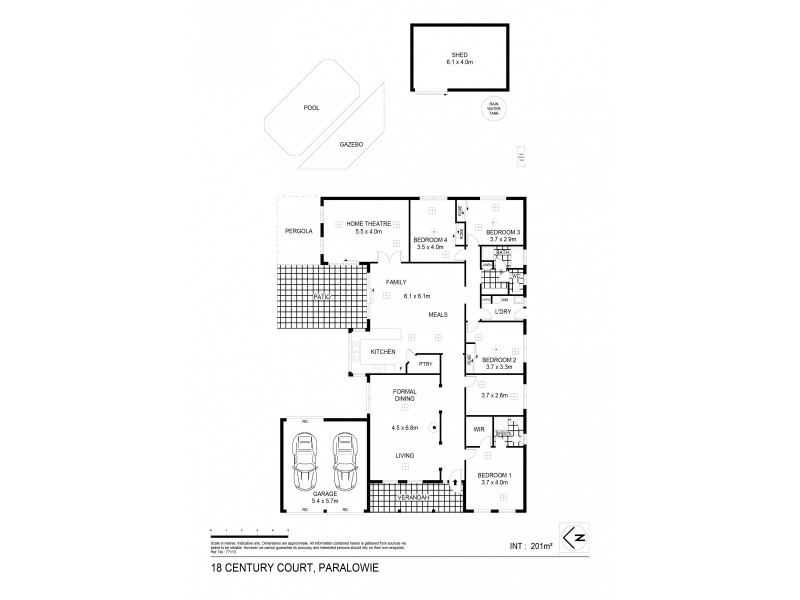 18 Century Court, Paralowie SA 5108 Floorplan