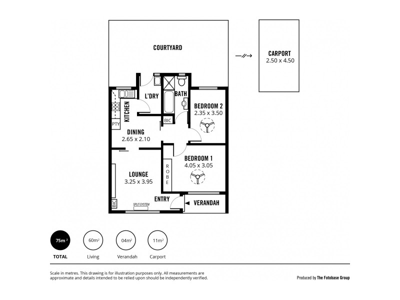 3/11 Frederick Street, Mansfield Park SA 5012 Floorplan