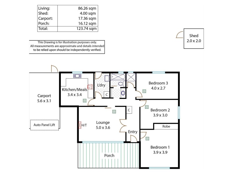 11 Eileen Street, Modbury SA 5092 Floorplan