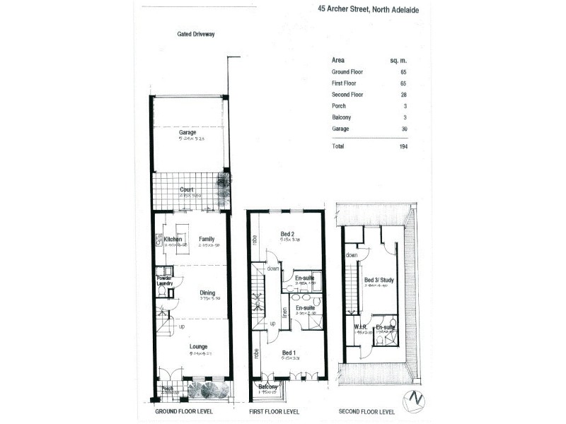 45 Archer Street, North Adelaide SA 5006 Floorplan