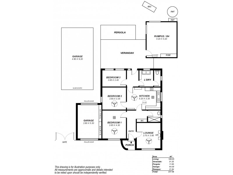 2 Jellicoe Street, Broadview SA 5083 Floorplan