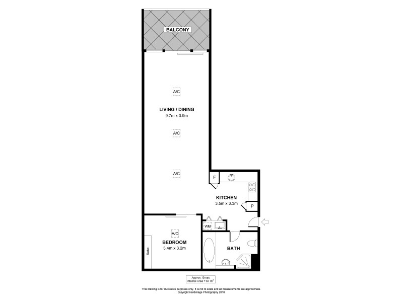 1023/25 Colley Terrace, Glenelg SA 5045 Floorplan