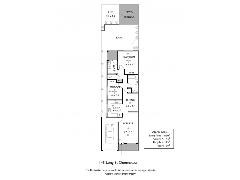 145 Long Street, Queenstown SA 5014 Floorplan