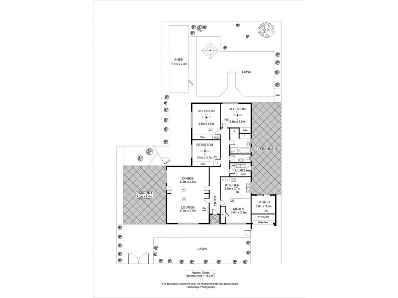 1 Woolgina Street, Beverley SA 5009 Floorplan