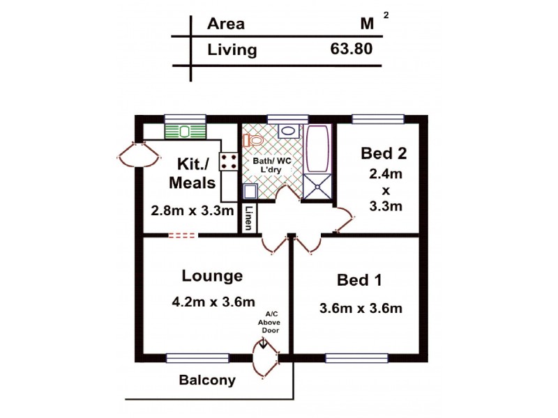 51/47 Jarvis Road, Elizabeth Vale SA 5112 Floorplan