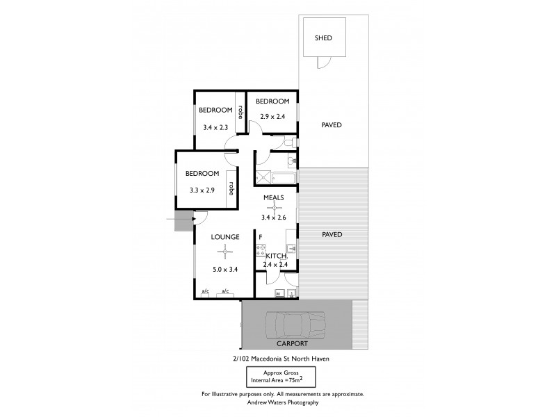 2/102 Macedonia Street, North Haven SA 5018 Floorplan