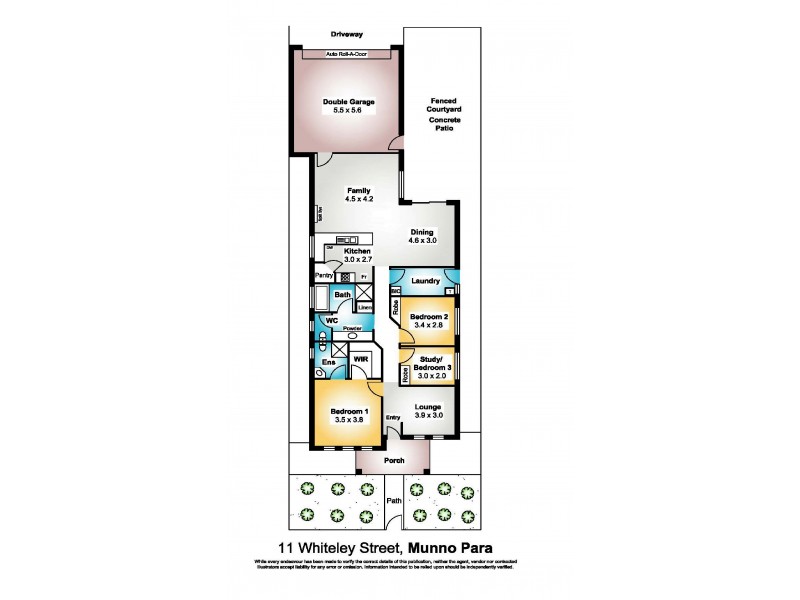 11 Whiteley Street, Munno Para SA 5115 Floorplan