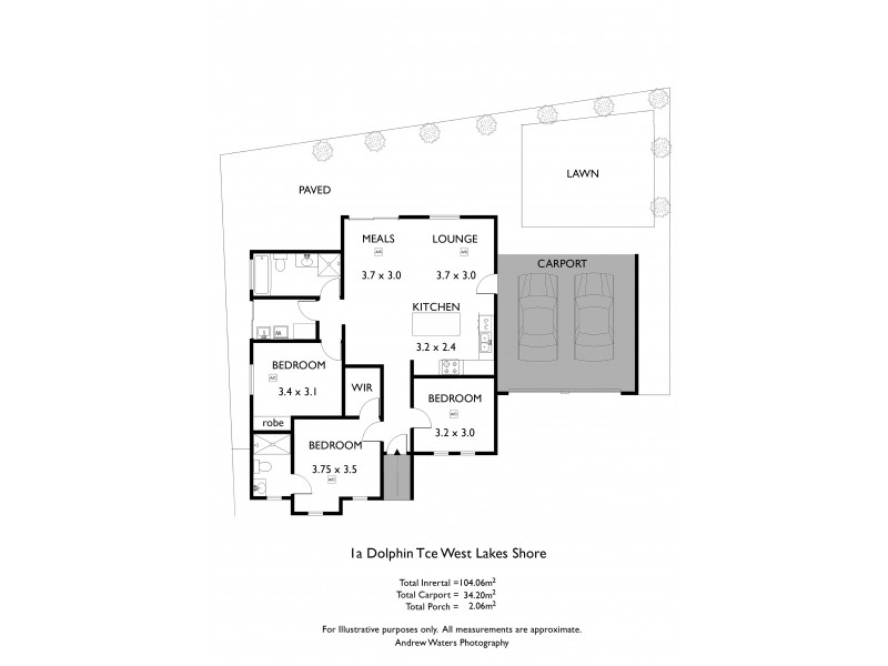 1a Dolphin Terrace, West Lakes Shore SA 5020 Floorplan