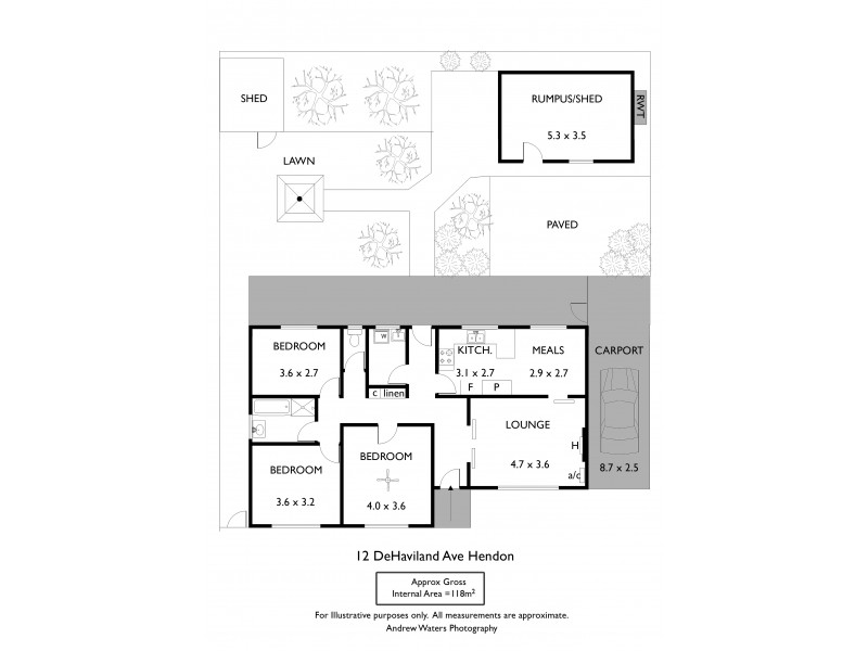 12 De Haviland Avenue, Hendon SA 5014 Floorplan