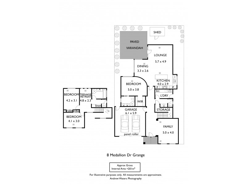 8 Medallion Drive, Grange SA 5022 Floorplan