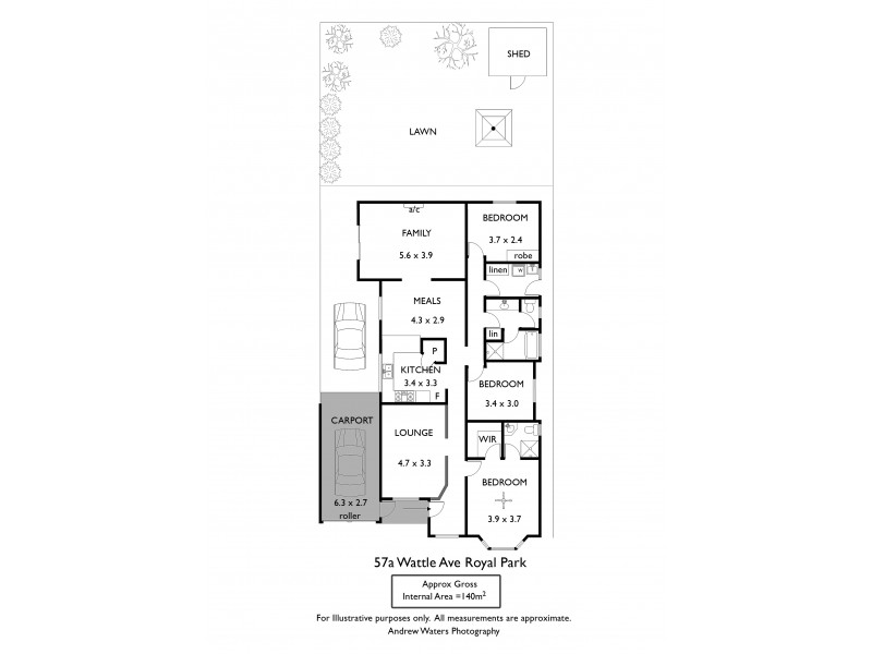 57a Wattle Avenue, Royal Park SA 5014 Floorplan
