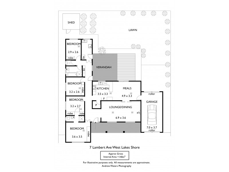 7 Lambert Avenue, West Lakes Shore SA 5020 Floorplan