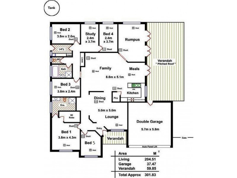17 McCallum Road, Freeling SA 5372 Floorplan
