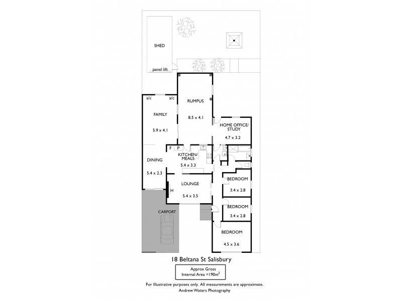 18 Beltana Street, Salisbury SA 5108 Floorplan