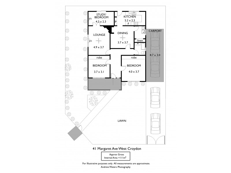 41 Margaret Avenue, West Croydon SA 5008 Floorplan