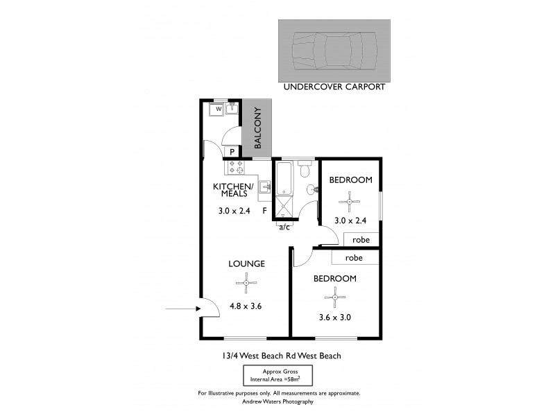 13/4 West Beach Road, West Beach SA 5024 Floorplan