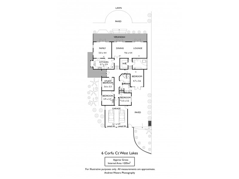 6 Corfu Court, West Lakes SA 5021 Floorplan