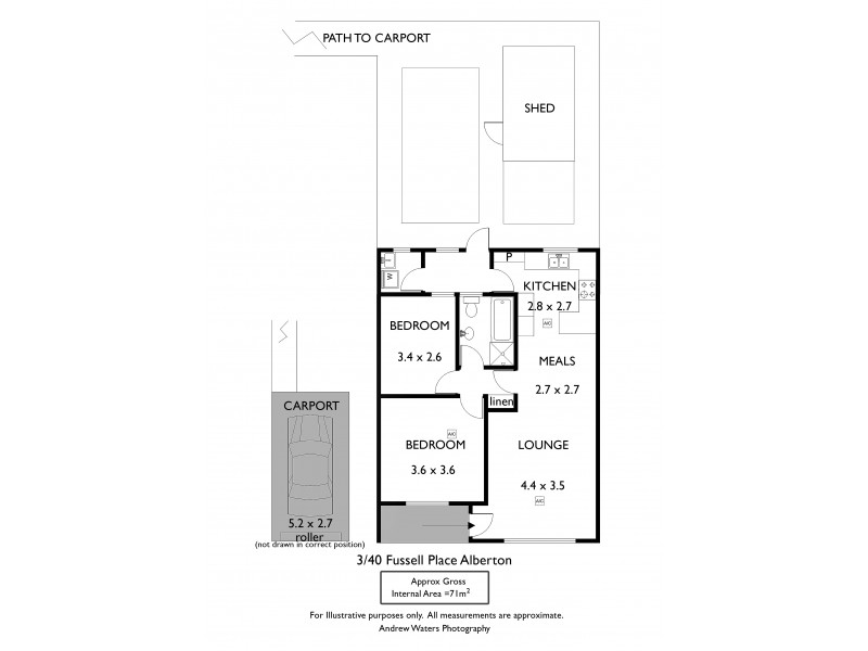 3/40 Fussell Place, Alberton SA 5014 Floorplan