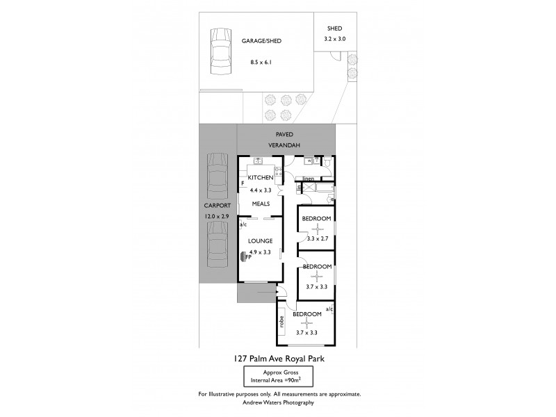 127 Palm Avenue, Royal Park SA 5014 Floorplan