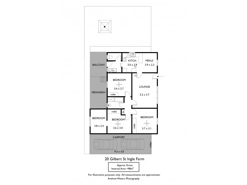 20 Gilbert Street, Ingle Farm SA 5098 Floorplan