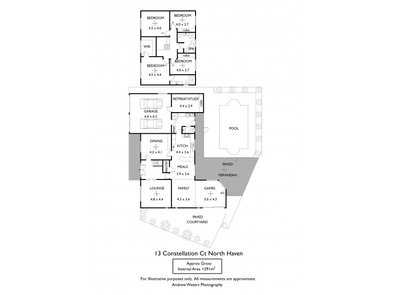 13 Constellation Court, North Haven SA 5018 Floorplan