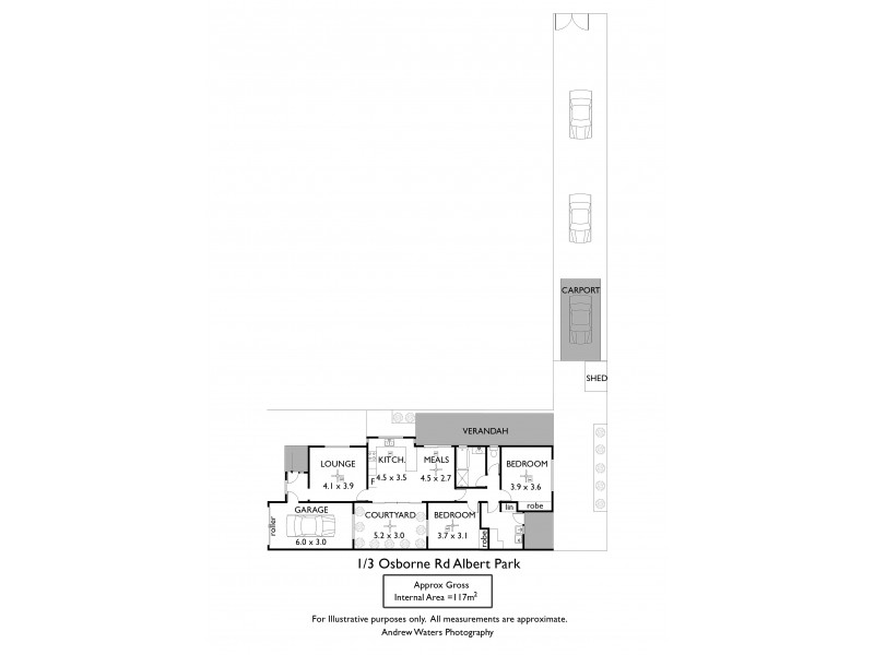 1/3 Osborne Street, Albert Park SA 5014 Floorplan