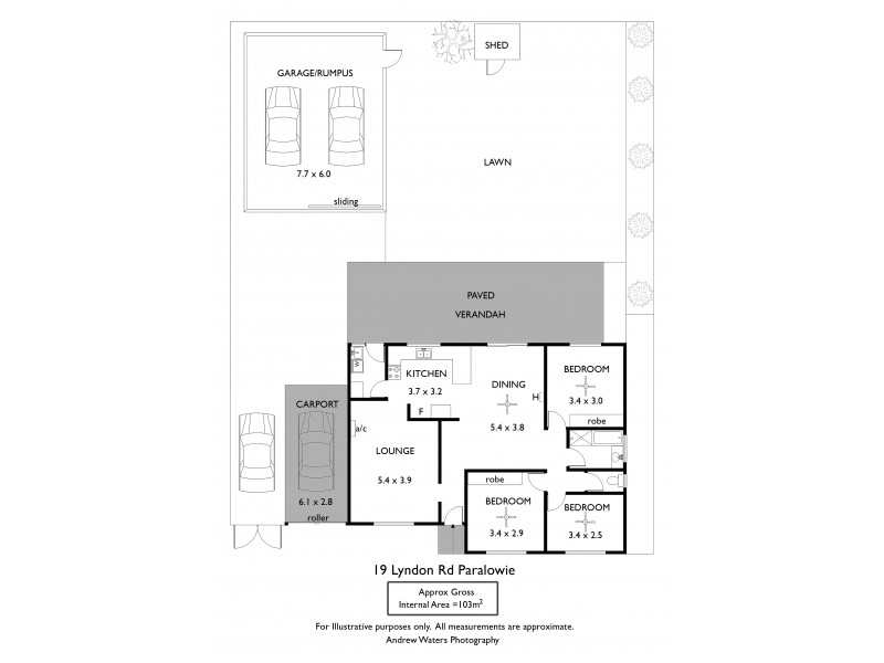 19 Lyndon Road, Paralowie SA 5108 Floorplan