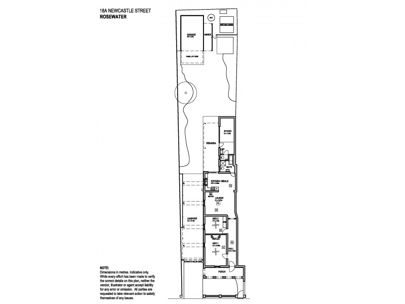 18a Newcastle Street, Rosewater SA 5013 Floorplan