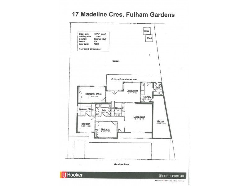 17 Madeline Crescent, Fulham Gardens SA 5024 Floorplan