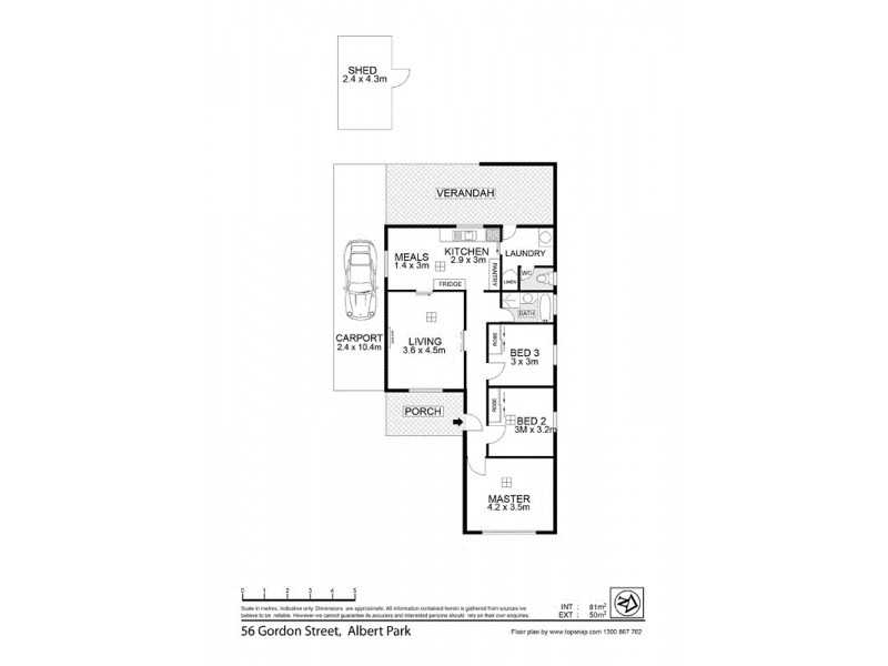 56 Gordon Street, Albert Park SA 5014 Floorplan
