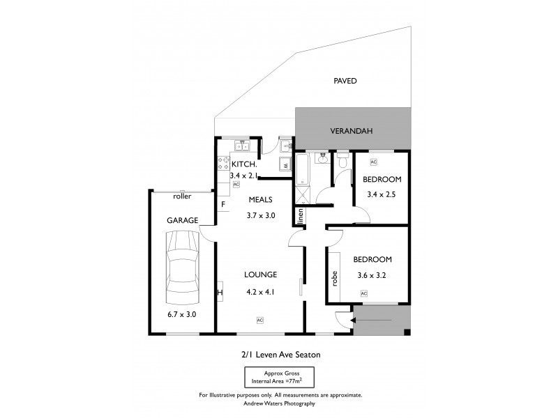 2/1 Leven Avenue, Seaton SA 5023 Floorplan