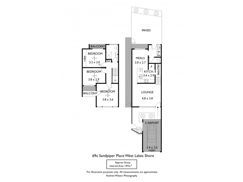69 Sandpiper Place, West Lakes Shore SA 5020 Floorplan
