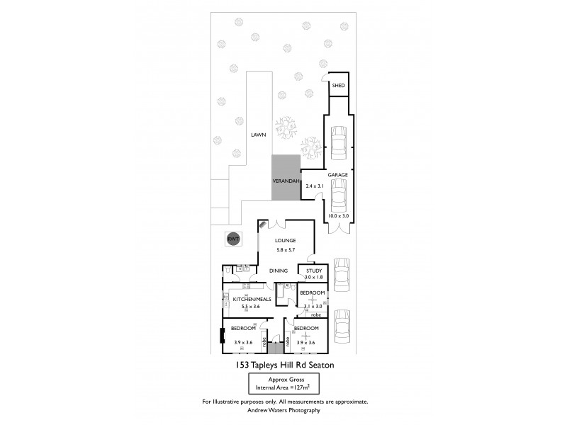 153 Tapleys Hill Road, Seaton SA 5023 Floorplan