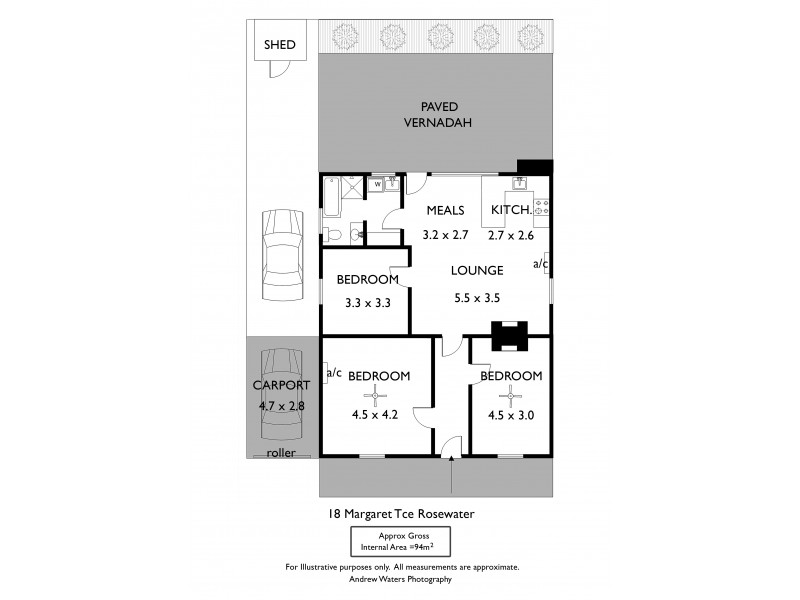 18 Margaret Terrace, Rosewater SA 5013 Floorplan