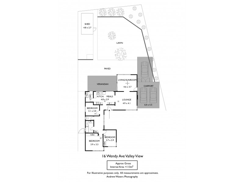16 Wendy Avenue, Valley View SA 5093 Floorplan