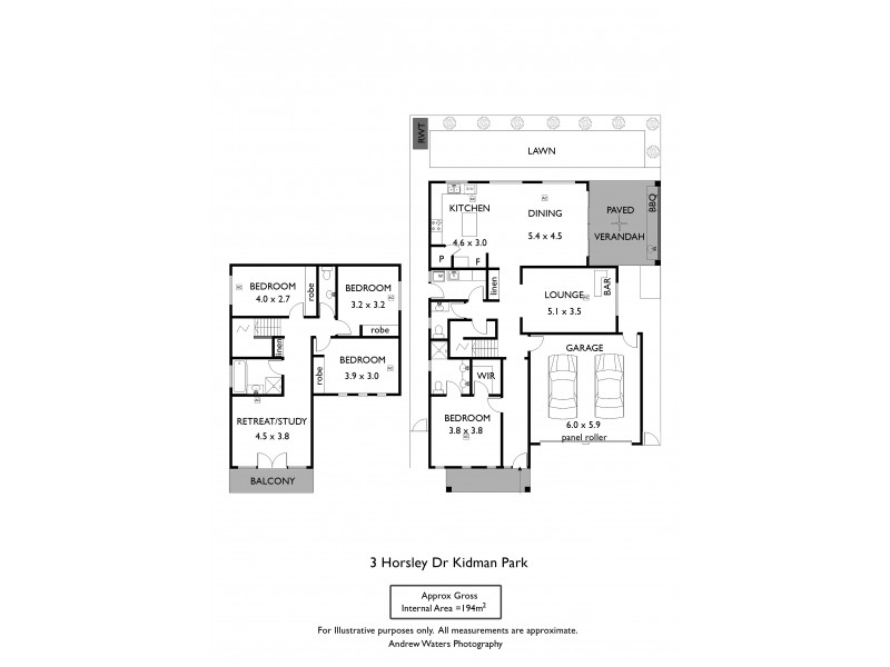 3 Horsley Drive, Kidman Park SA 5025 Floorplan