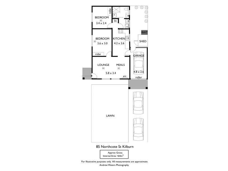 1/85 Northcote Street, Kilburn SA 5084 Floorplan