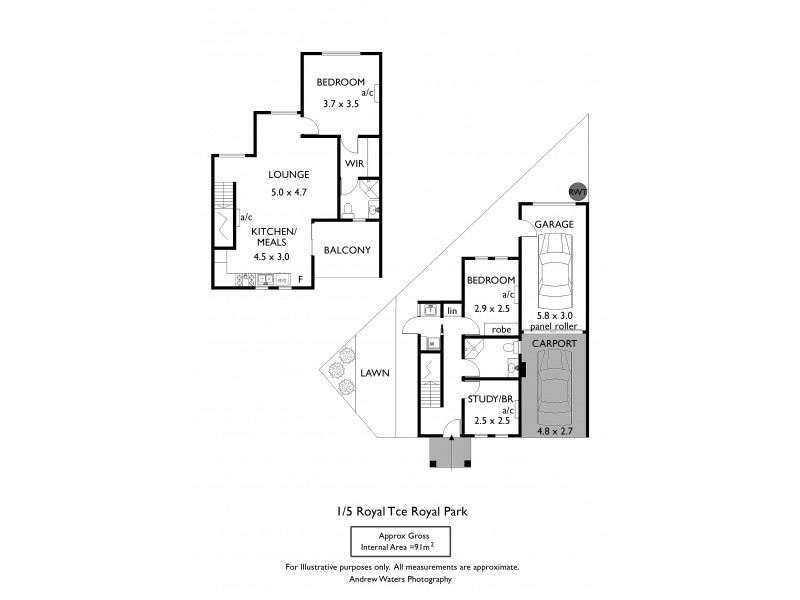 1/5 Royal Terrace, Royal Park SA 5014 Floorplan
