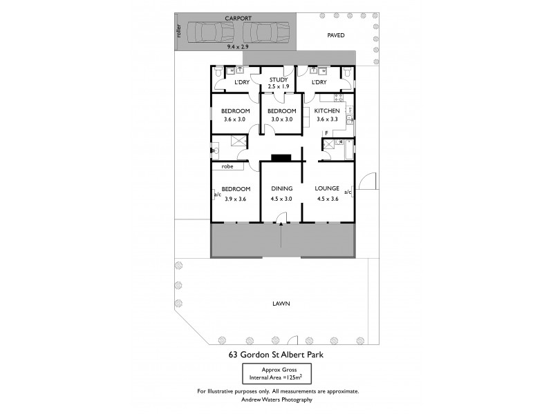 63 Gordon Street, Albert Park SA 5014 Floorplan