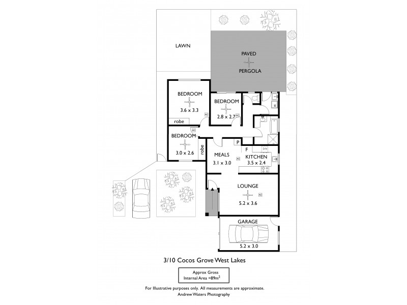 3/10 Cocos Grove, West Lakes SA 5021 Floorplan