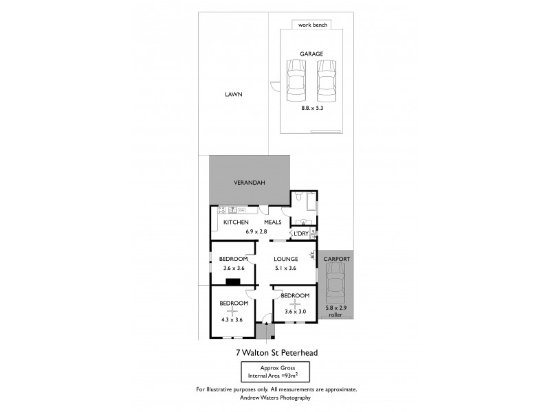 7 Walton Street, Peterhead SA 5016 Floorplan