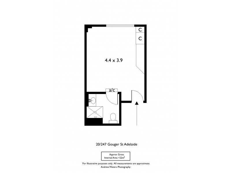 20/247 Gouger Street, Adelaide SA 5000 Floorplan