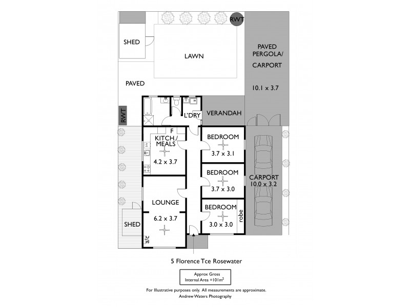 5 Florence Terrace, Rosewater SA 5013 Floorplan