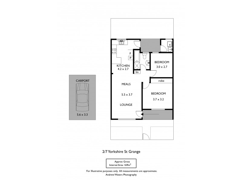 2/7 Yorkshire Street, Grange SA 5022 Floorplan